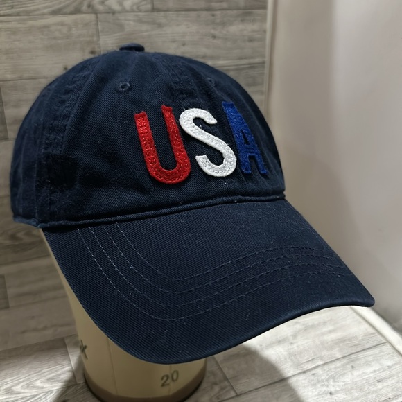 Old Navy Blue USA baseball cap hat - Picture 2 of 6